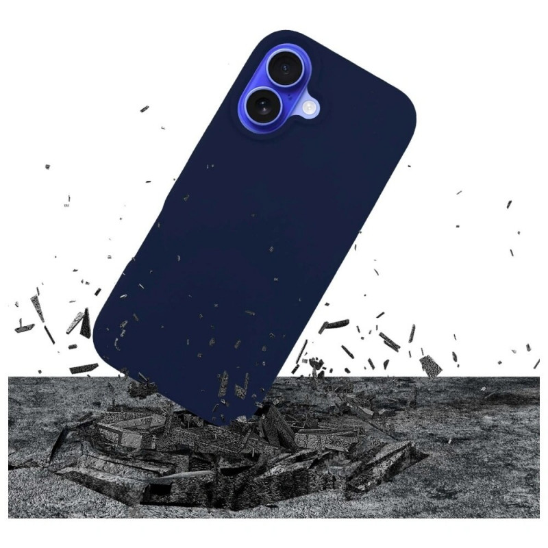 3MK Silicone Case für Apple iPhone 16 Plus, navy blue