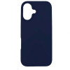 3MK Silicone Case für Apple iPhone 16 Plus, navy blue