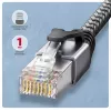 Goobay AXAGON ADE-CM30 USB-C Gigabit-Ethernet-Adapter mit integriertem 3 m CAT6-Kabel, RJ-45