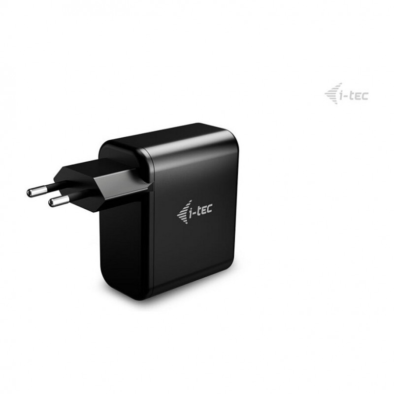 i-tec 100 W USB-C GaN-Ladegerät, PD 3.0, 1x USB-C, Schwarz