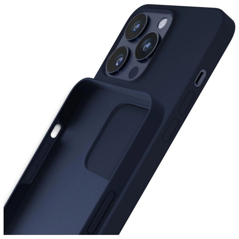 3MK Silicone Case für Apple iPhone 16 Pro, navy blue