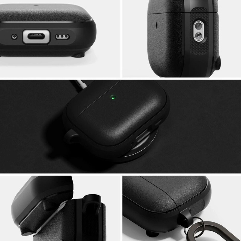 Ringke Onyx Magnetische MagSafe-Hülle für Apple AirPods Pro 3, Schwarz
