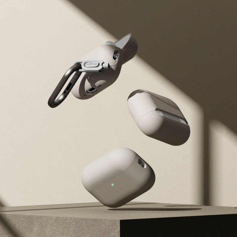 Ringke Silikonhülle für Apple AirPods Pro 3, Stone (Beige)