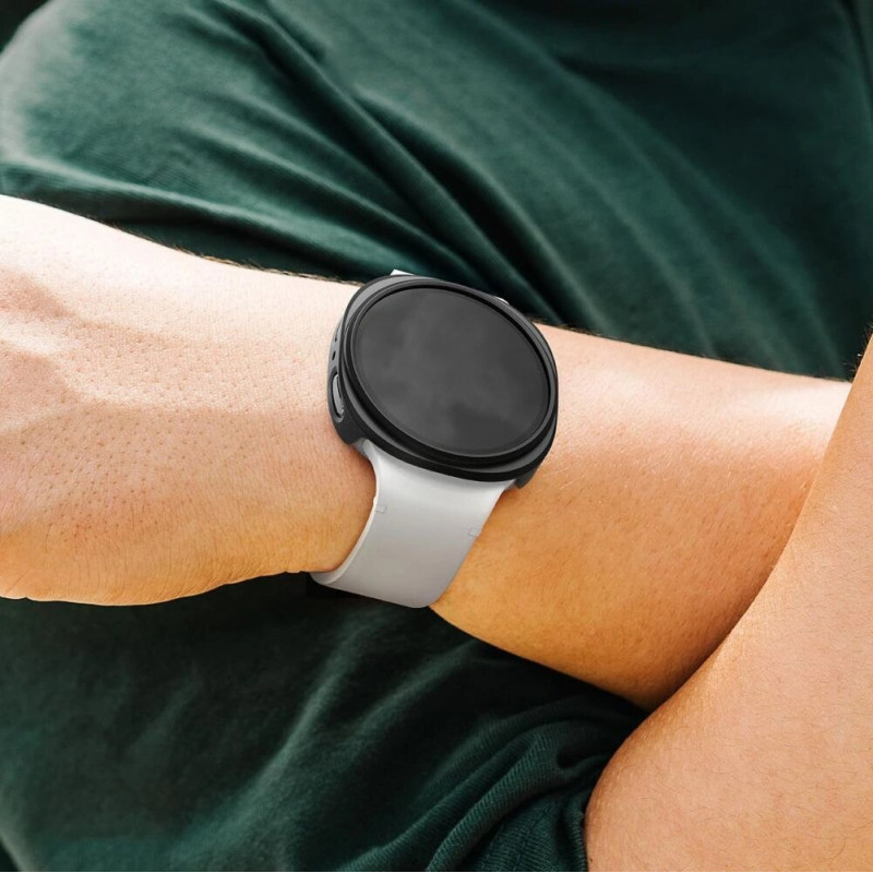 Ringke Slim RGK11818 Hülle für Samsung Galaxy Watch 8 / 9 40 mm, transparent & mattschwarz (2 Stk.)