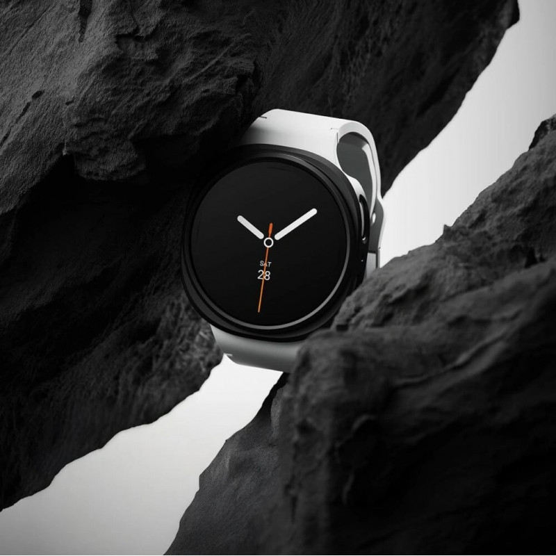 Ringke Slim RGK11818 Hülle für Samsung Galaxy Watch 8 / 9 40 mm, transparent & mattschwarz (2 Stk.)
