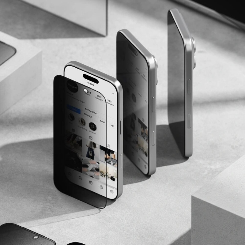 Ringke Easy Slide Privacy gehärtetes Glas für Apple iPhone 17 Pro Max (2 Stk.)