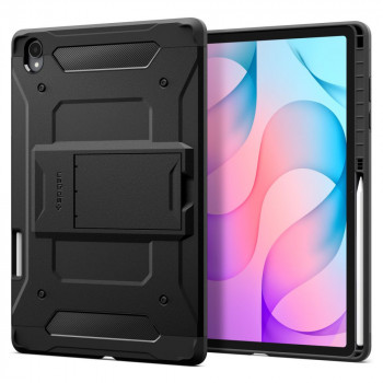 Spigen Tough Armor Pro ACS11827 Tablet-Hülle für Samsung Galaxy Tab S12+ 12.6 (X840 / X846b), Schwarz