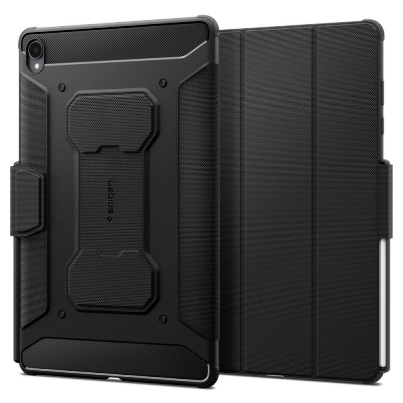 Spigen Rugged Armor ACS11822 Tablet-Hülle für Samsung Galaxy Tab S12+ 12.6 (X840 / X846b), Mattschwarz