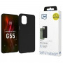 3mk Matt Case Motorola Moto G55 5G Smartphone-Hülle, schwarz