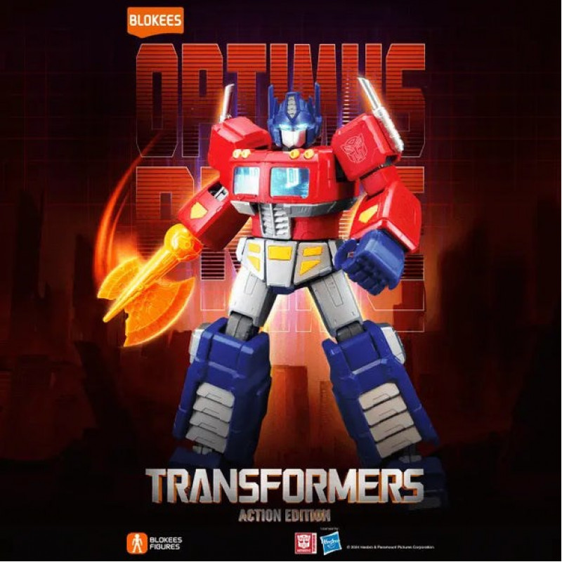 Blokees Transformers Action Edition G1 Optimus Prime Figur