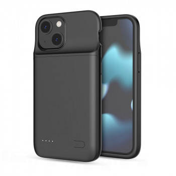 Tech-Protect PowerCase 4700 mAh Hülle mit Akku für Apple iPhone 12 mini / 13 mini, schwarz