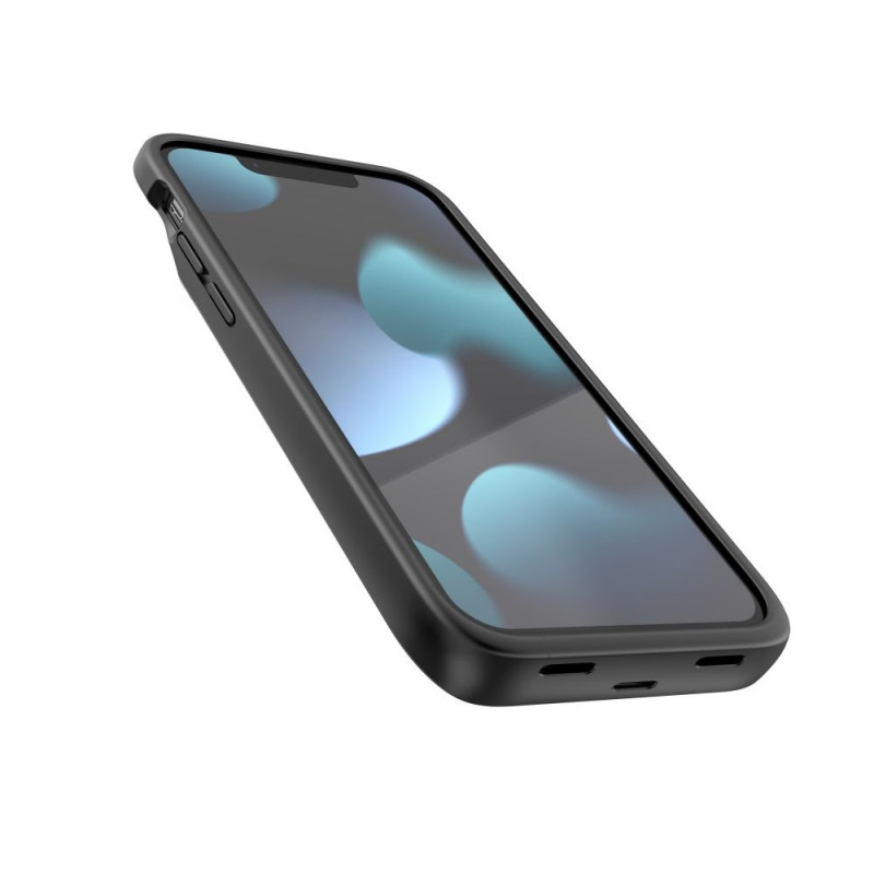 Tech-Protect PowerCase 4700 mAh Hülle mit Akku für Apple iPhone 12 mini / 13 mini, schwarz