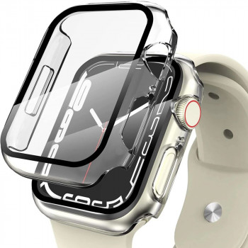 Tech-Protect Defense360 Hülle für Apple Watch 4/5/6/7/SE/8/9 40/41 mm, transparent