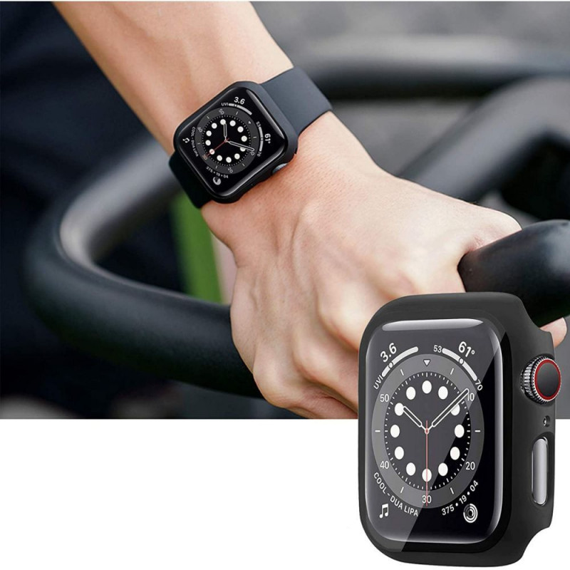 Tech-Protect Defense360 Hülle für Apple Watch 4/5/6/7/8/9/SE 44/45 mm, schwarz