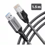 Goobay AXAGON ADE-AM15 USB-A-zu-Gigabit-Ethernet-Adapter mit integriertem 1,5 m CAT6-Kabel