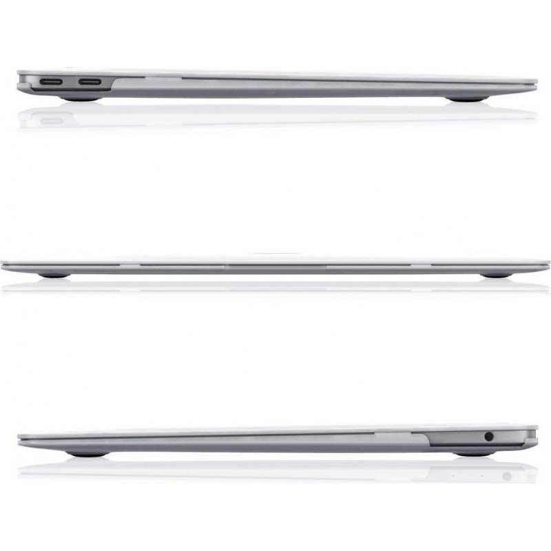 Tech-Protect SmartShell Hülle für Apple MacBook Air 13 2022-2024, mattschwarz