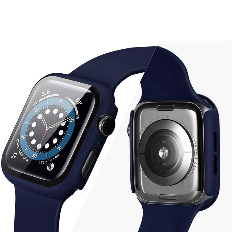 Tech-Protect Defense360 THP766CL Hülle für Apple Watch 4/5/6/7/8/9/SE 44/45 mm, transparent