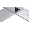 Tech-Protect SmartShell Hülle für Apple MacBook Air 13 2022-2024, glitter clear