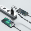 Tech-Protect C30W 2-Port-Wandladegerät, USB-C PD 30W und USB-A QC 3.0, schwarz