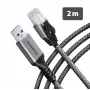 Goobay AXAGON ADE-AM20 USB-A-zu-Gigabit-Ethernet-Adapter mit integriertem 2 m CAT6-Kabel