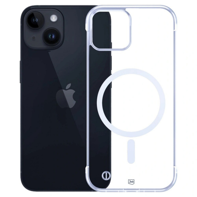 3mk Just20g MagCase Apple iPhone 14 Plus Smartphone-Hülle, transparent