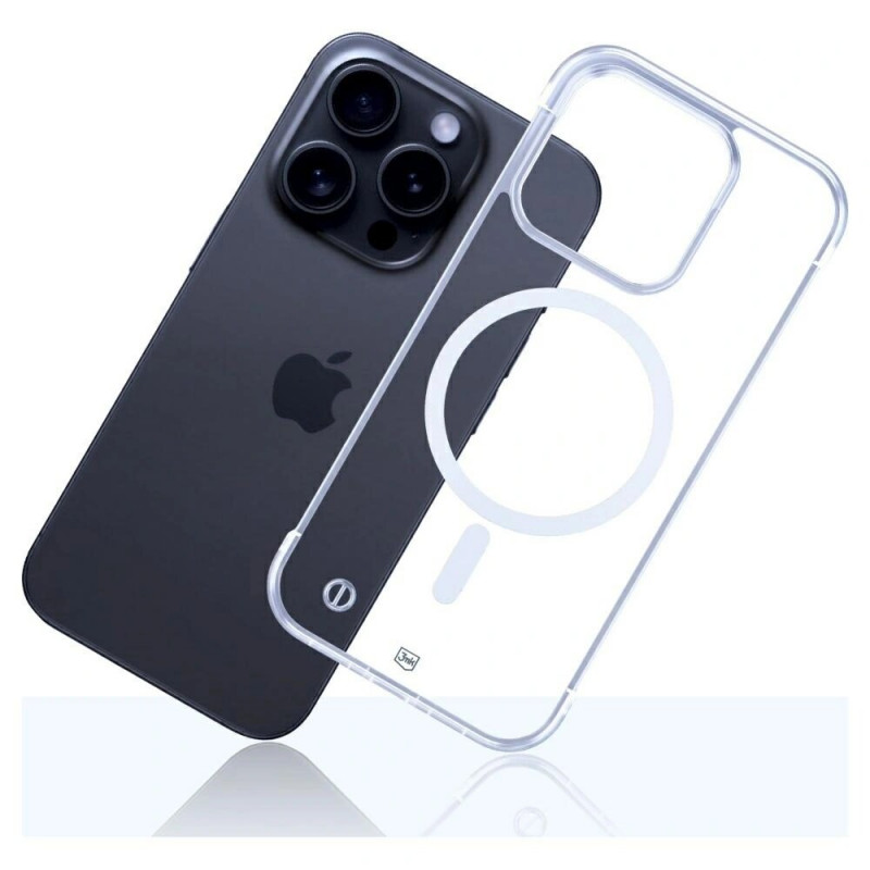 3mk Just20g MagCase Apple iPhone 15 Pro Smartphone-Hülle, transparent