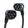 go-e Type 2 Ladekabel Black Edition, 22 kW, 7,5 m, Schwarz