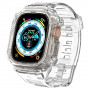 Spigen Rugged Armor Pro Armband-Hülle für Apple Watch Ultra 49 mm, Crystal Clear