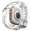Spigen Rugged Armor Pro Armband-Hülle für Apple Watch Ultra 49 mm, Crystal Clear