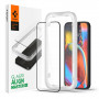 Spigen ALM Glass FC Panzerglas für Apple iPhone 13 / 13 Pro / 14, Schwarz