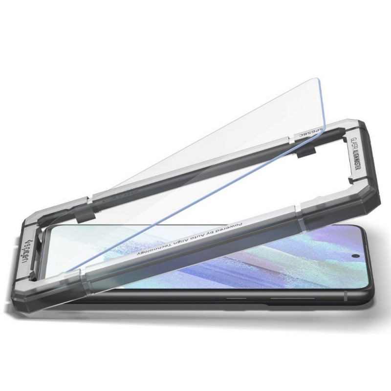 Spigen AlignMaster GLAS.tR gehärtetes Glas für Samsung Galaxy S21 FE (2 Stk.)