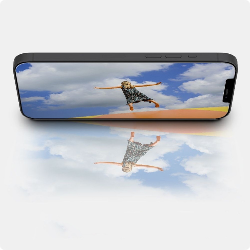 Spigen GLAS.tR EZ Fit gehärtetes Glas für Apple iPhone 12 / 12 Pro (2 Stk.)