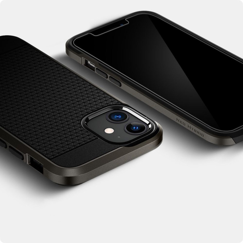 Spigen GLAS.tR EZ Fit gehärtetes Glas für Apple iPhone 12 / 12 Pro (2 Stk.)