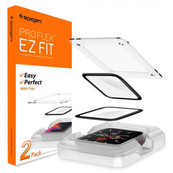 Spigen ProFlex EZ Fit AFL01220 Hybridglas-Displayschutzfolie für Apple Watch 4/5/6/7/8/9/SE 44/45 mm