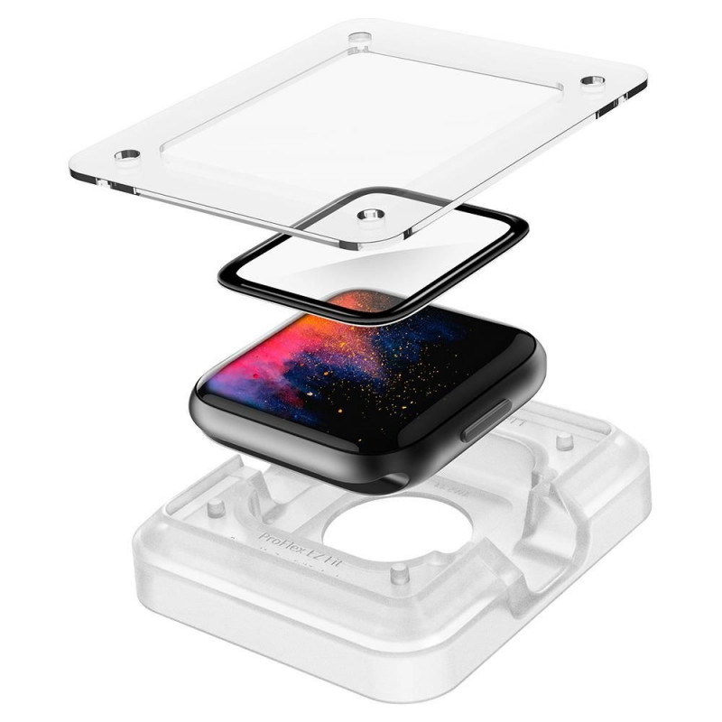 Spigen ProFlex EZ Fit AFL01220 Hybridglas-Displayschutzfolie für Apple Watch 4/5/6/7/8/9/SE 44/45 mm