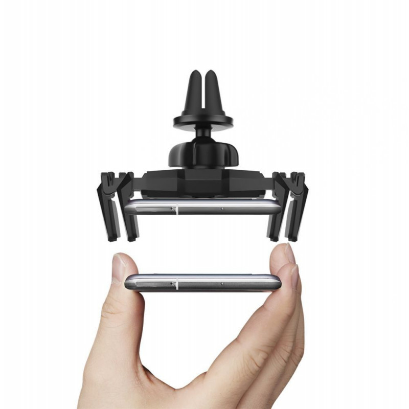 Spigen Click.r 000CP26265 Handyhalterung für Auto-Lüftungsdüse, schwarz