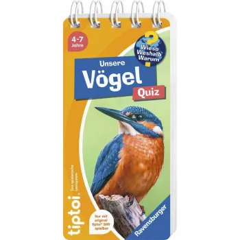 Ravensburger tiptoi Wieso? Weshalb? Warum? Quiz Unsere Vögel, deutsche Ausgabe