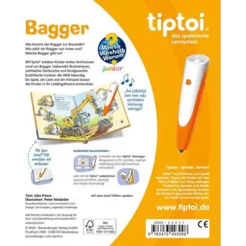 Ravensburger tiptoi Wieso? Weshalb? Warum? Bagger, deutsche Ausgabe