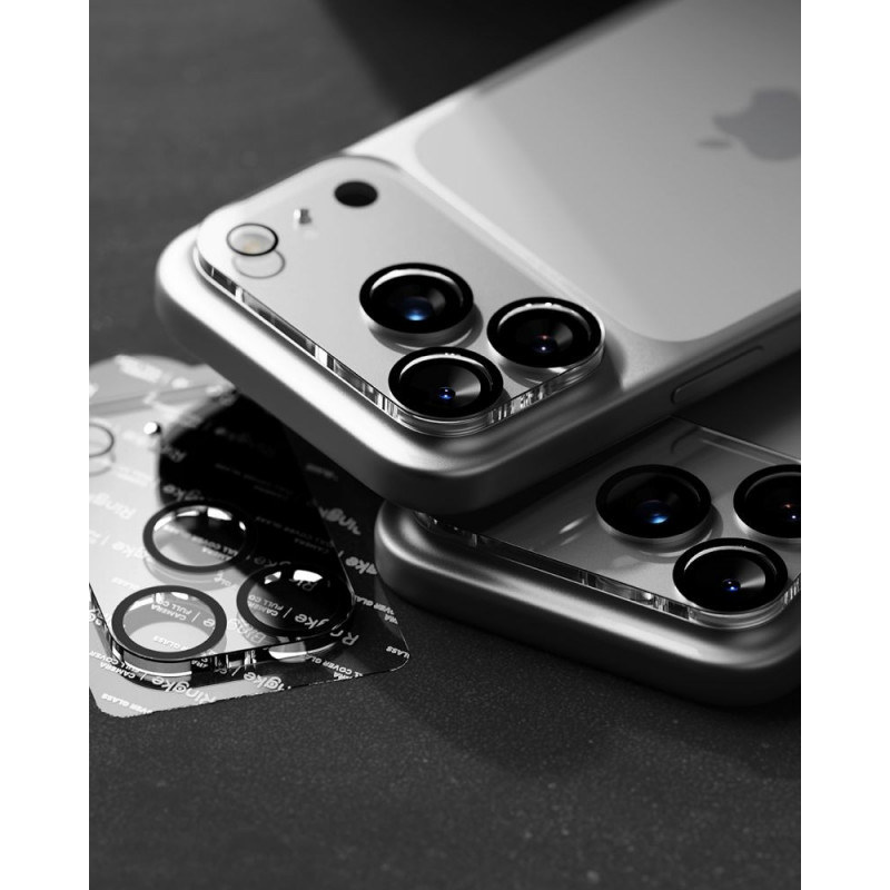 Ringke Camera Full Cover Apple iPhone 18 Pro Objektivschutz für Kamera, 9H gehärtetes Glas, schwarz (2 Stk.)