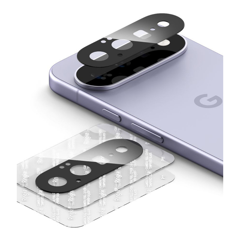 Ringke Camera Full Cover Google Pixel 11 Kameraglas-Schutz, 9H gehärtetes Glas, schwarz (2 Stk.)