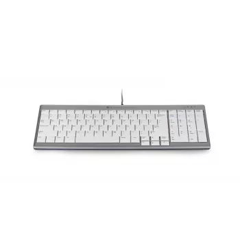 Bakker Elkhuizen UltraBoard 960 Compact Standard Tastatur BNEU960SCCH, kabelgebunden, Schweizer Layout QWERTZ