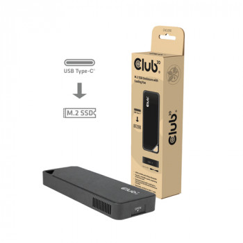 Club3D CAC-2510 M.2 NVMe SSD-Gehäuse mit Lüfter, USB4