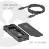Club3D CAC-2510 M.2 NVMe SSD-Gehäuse mit Lüfter, USB4