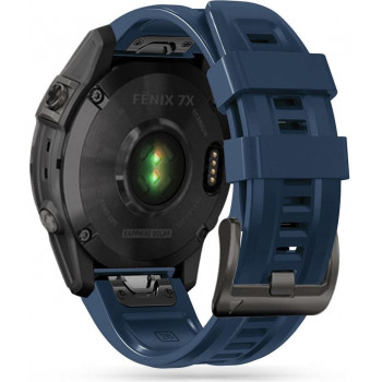 Tech-Protect Iconband THP927NAVBLU Armband für Garmin Fenix 5/6/6 Pro/7, Navy Blue