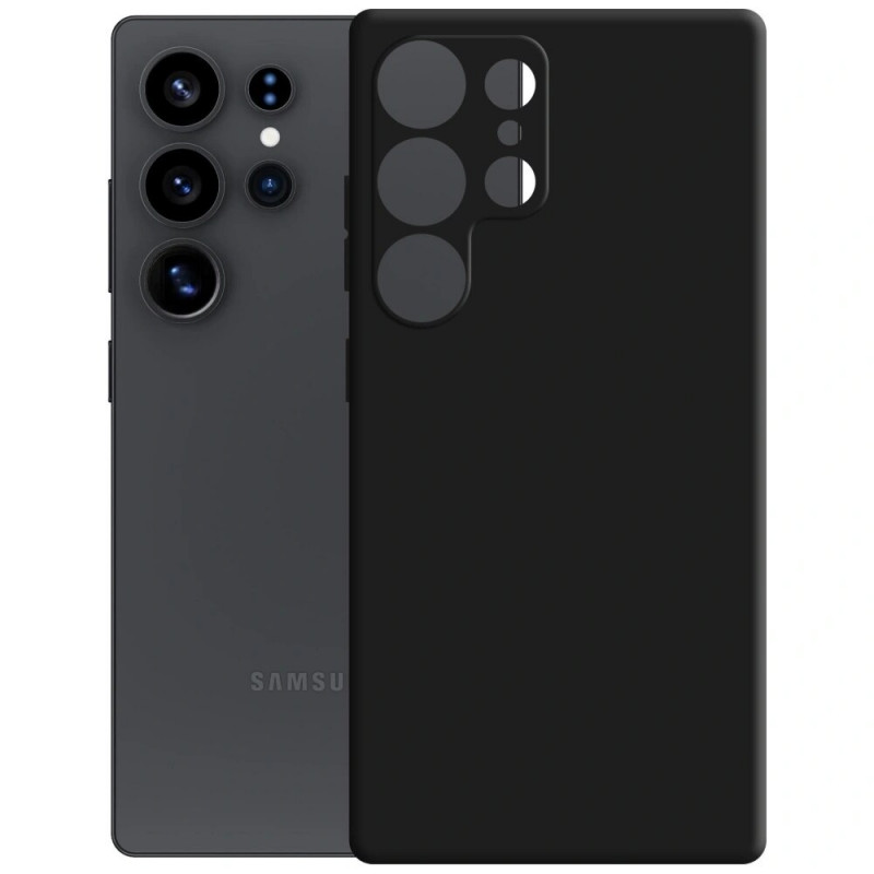 3MK Matt Case Pro für Samsung Galaxy S25 Ultra, Schwarz