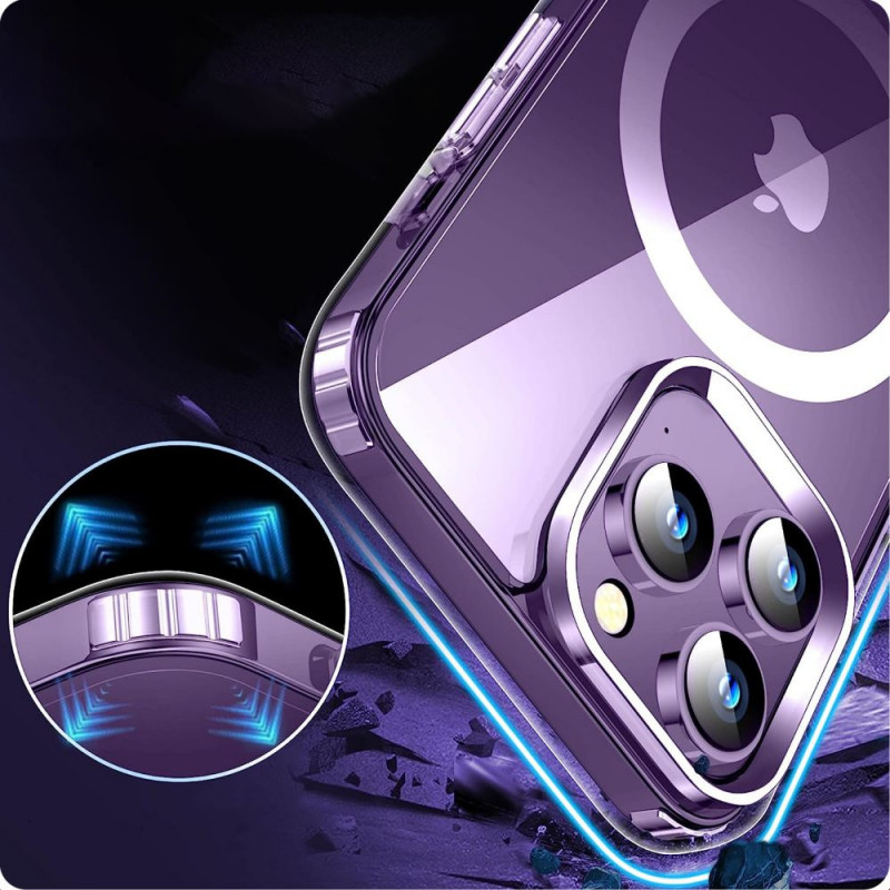 Tech-Protect Flexair Hybrid MagSafe THP2289 Hülle für Apple iPhone 15, Clear