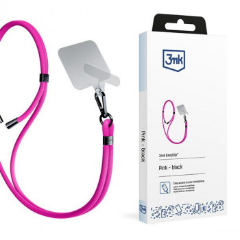 3MK EasyClip Handy-Lanyard, Pink / Black