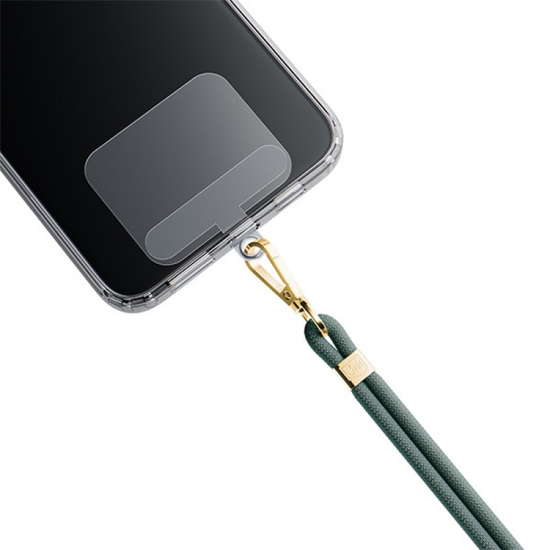 3MK EasyClip Handy-Lanyard, Dark Green / Gold
