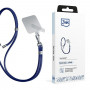 3MK EasyClip Handy-Lanyard, Dark Blue / Silver