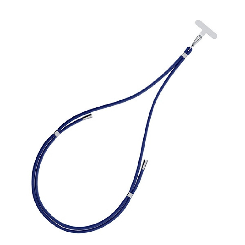 3MK EasyClip Handy-Lanyard, Dark Blue / Silver